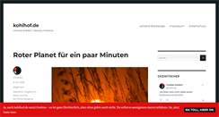 Desktop Screenshot of kohlhof.de